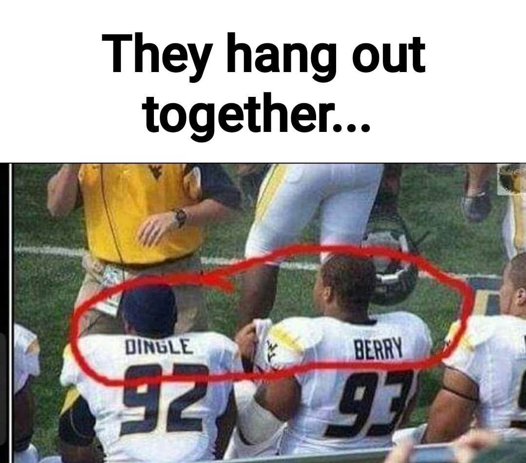 They hang out together