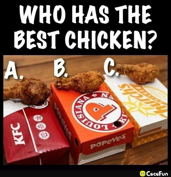 WHO HAS THE BEST CHICKEN7