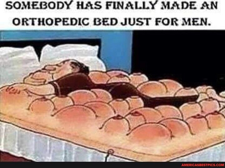 SOMEBODY HAS FINALLY MADE AN ORTHOPEDIC BED JUST FOR MEN