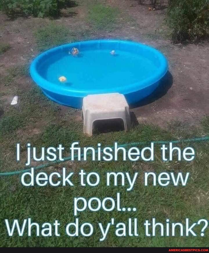 IJUSt finished the decktomy new pool What do yall think