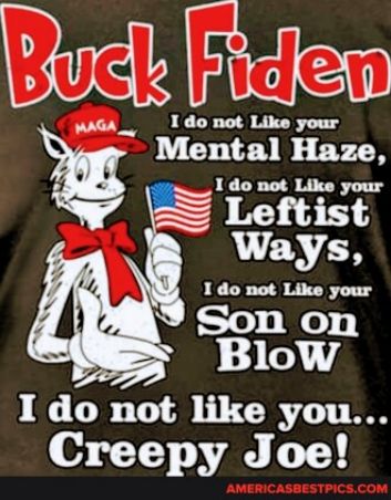 I do not like you Creepy Joe