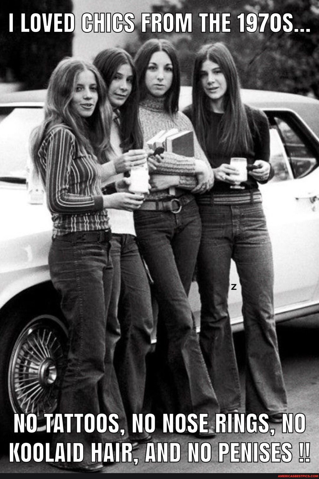 SFROM THE 19705 b 7 1 NO TATTOOS NO NO KOOLAID HA