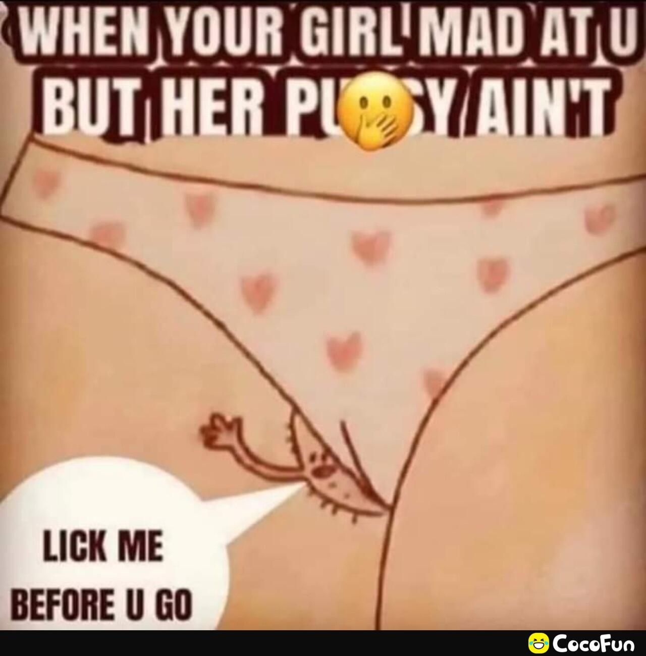 WIIEII JYOIIH llllMAll LU LICK ME BEFOREUGO