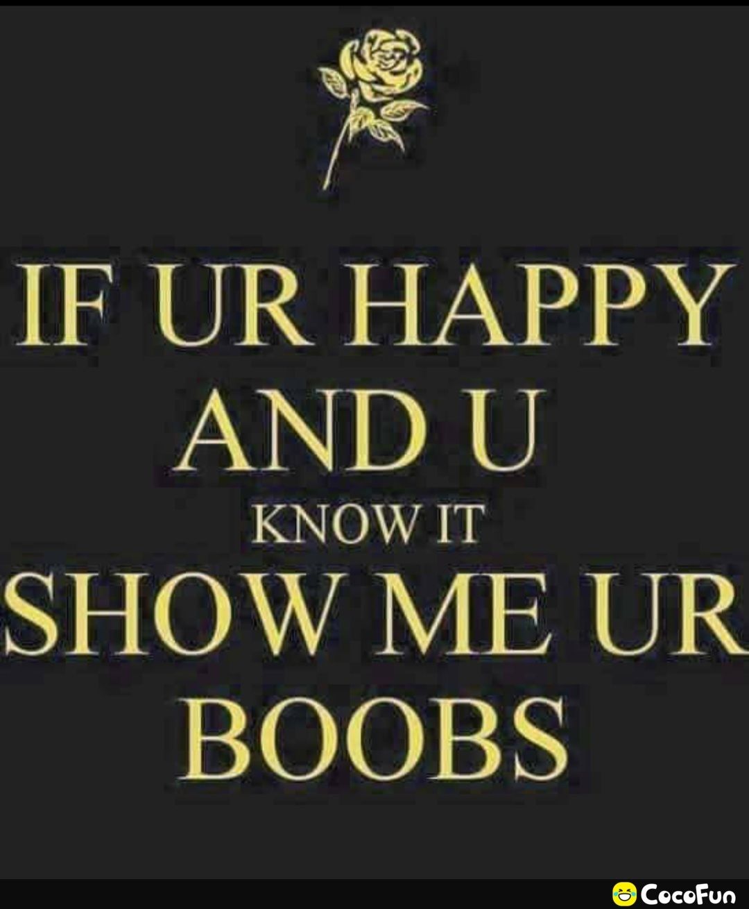 e IF UR HAPPY AND U KNOW IT NS OAVALY ISRE 13010S N Cocofun