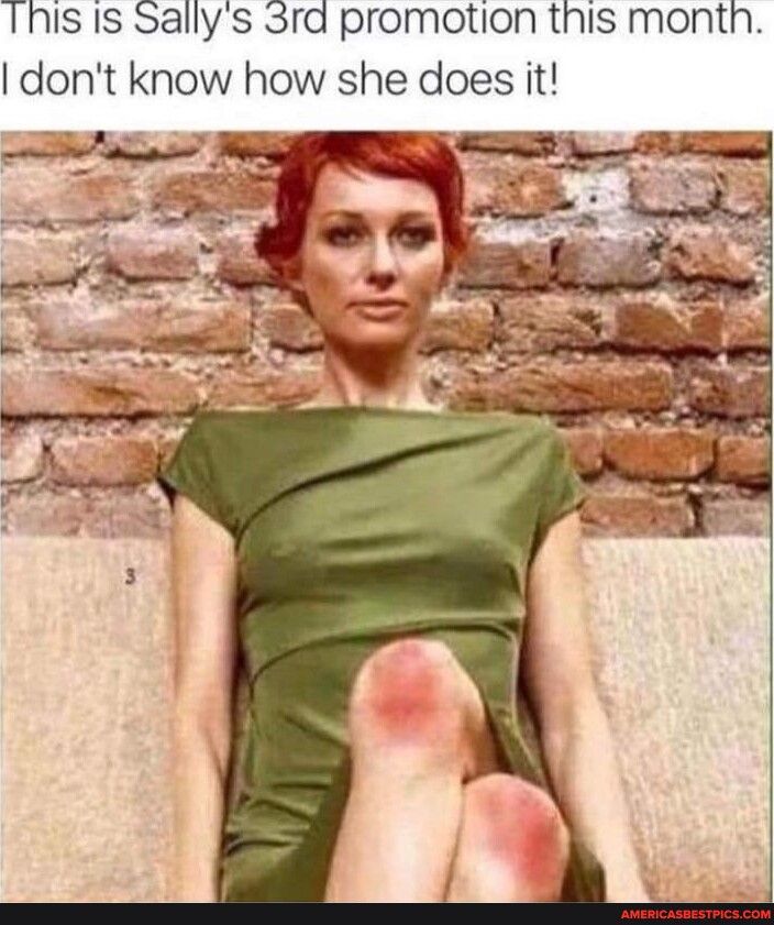 This s Sallys 3ra promotion this montn dont know how she does it