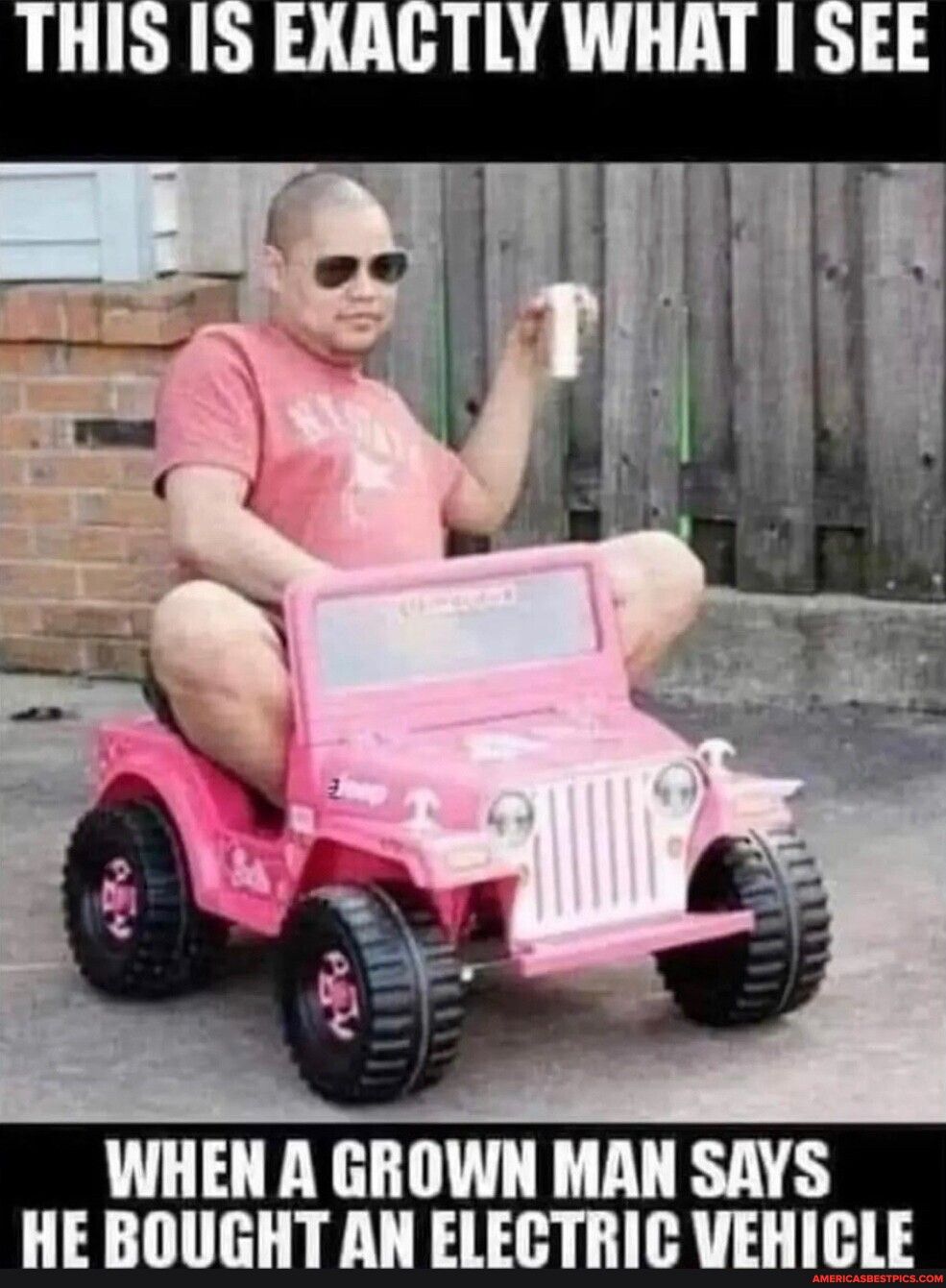 WHEN A GROWN MAN SAYS HE BOUGHT AN ELECTRIC VEHICLE