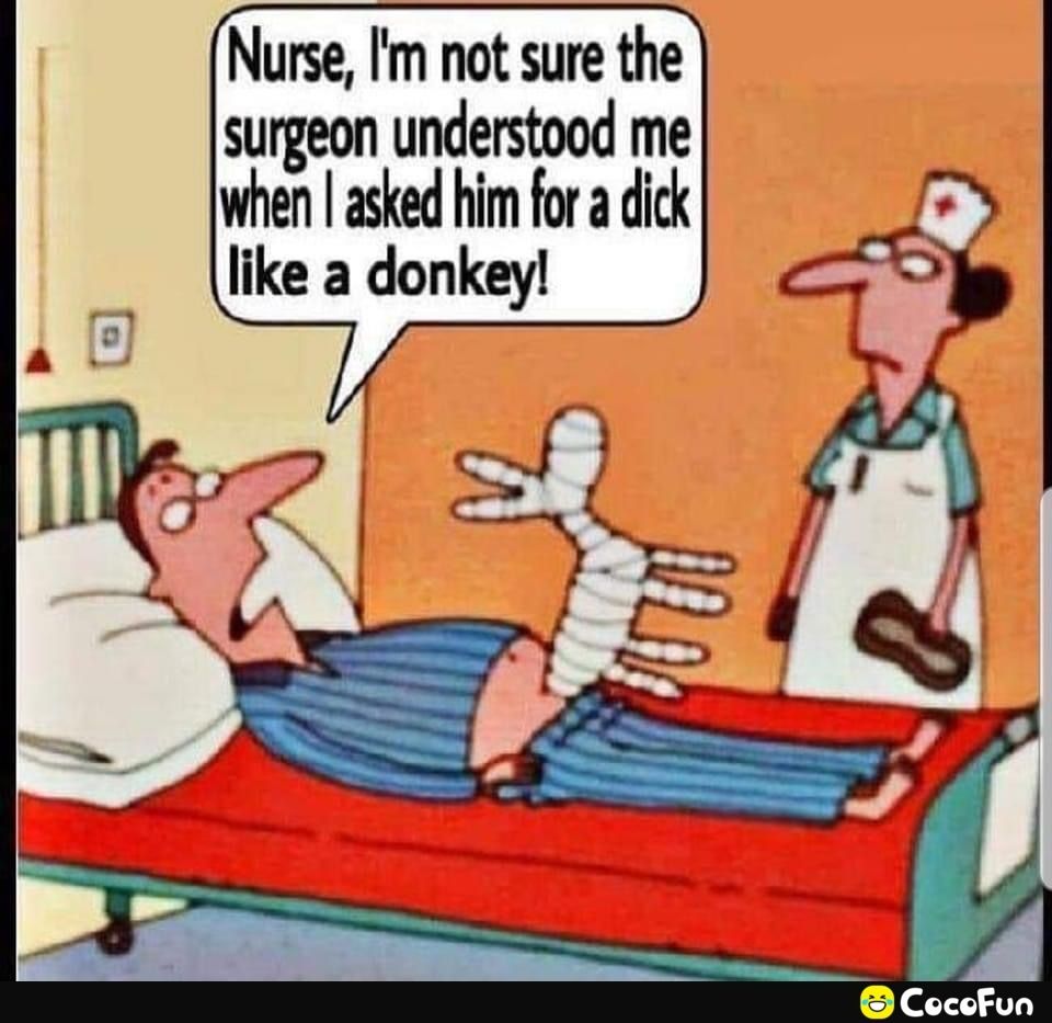 Nurse Im not sure the surgeon understood me whelmasked him for a dick CocoFun