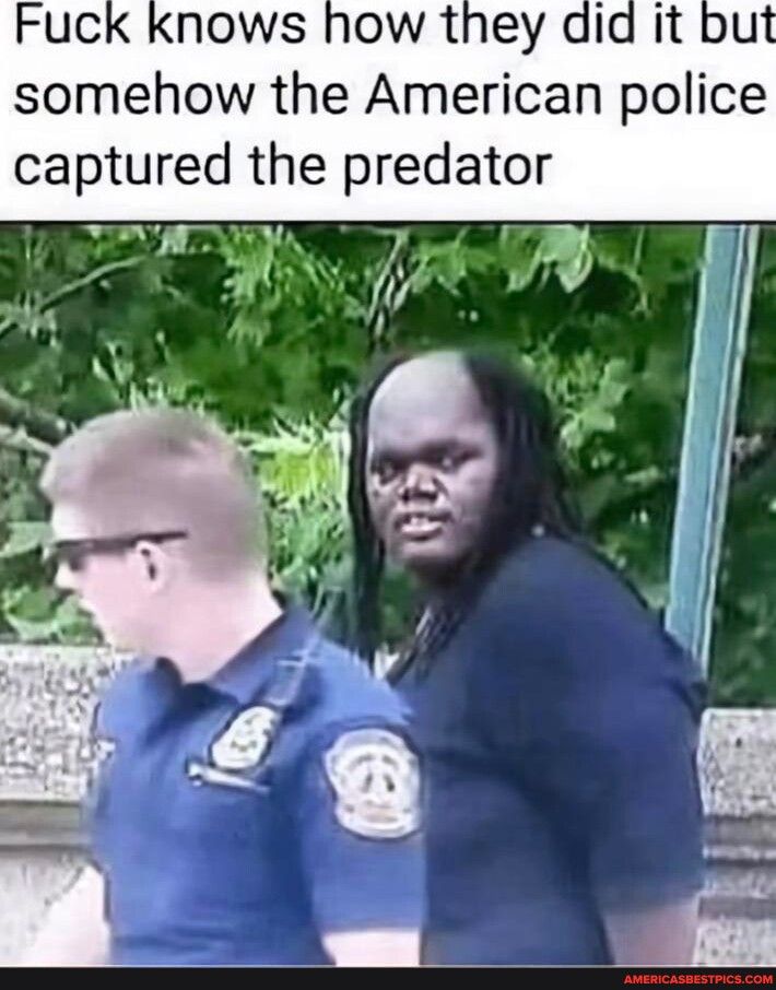 somehow the American police captured the predator