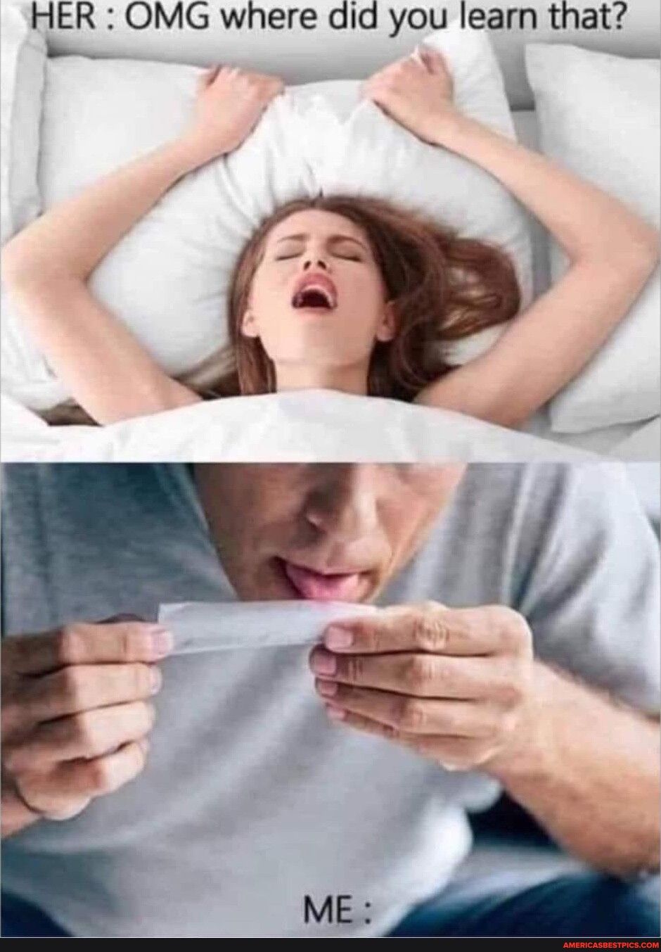 HER OMG where did you learn that _