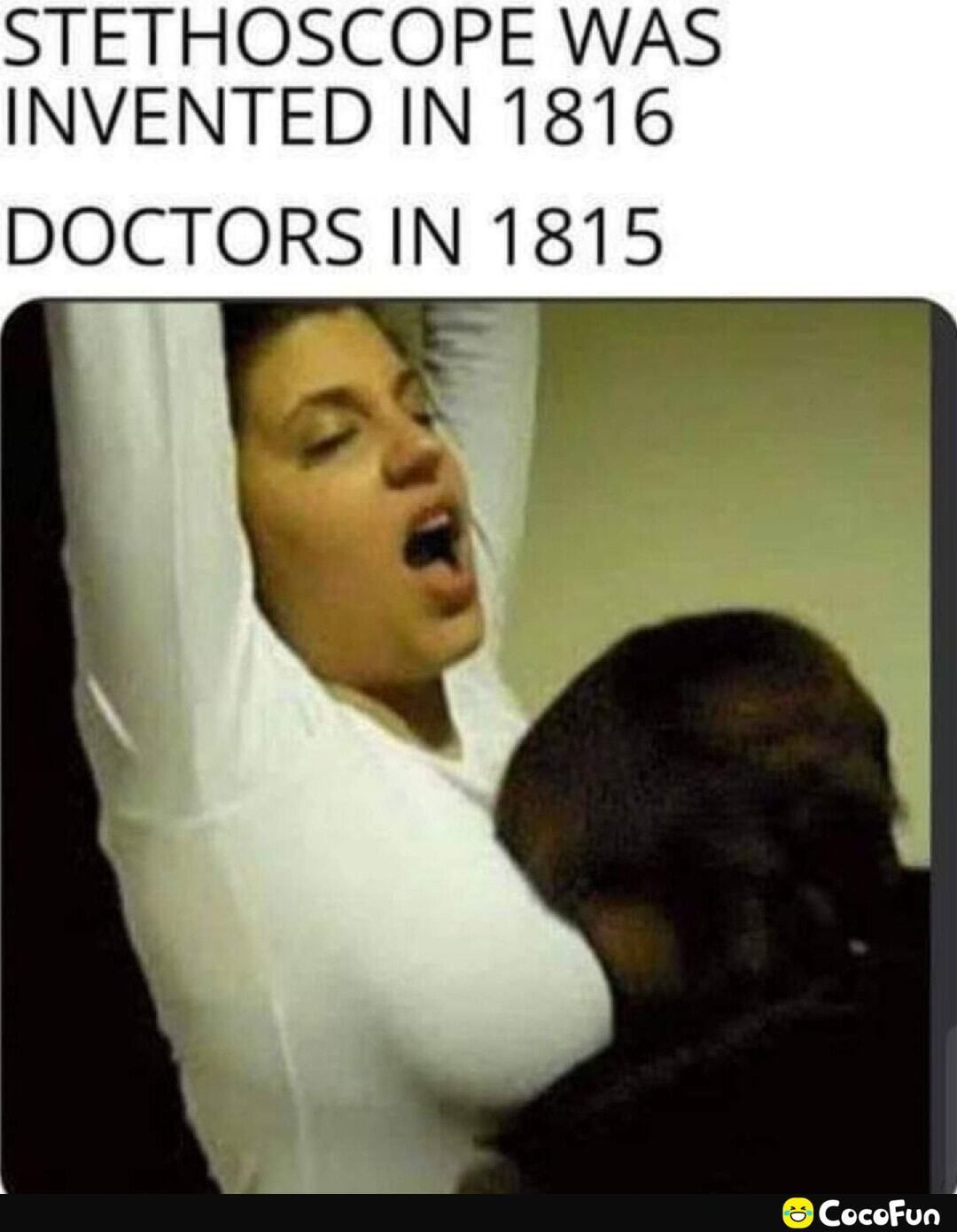 STETHOSCOPE WAS INVENTED IN 1816 DOCTORS IN 1815