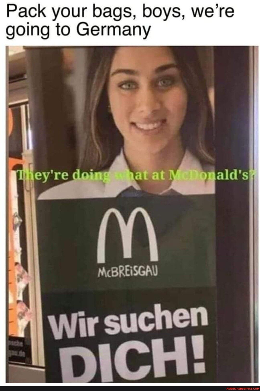 Pack your bags boys were going to Germany