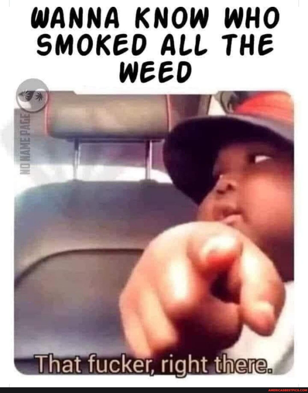 WANNA KNOW WHO SMOKED ALL THE