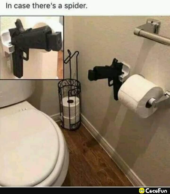 In case theres a spider