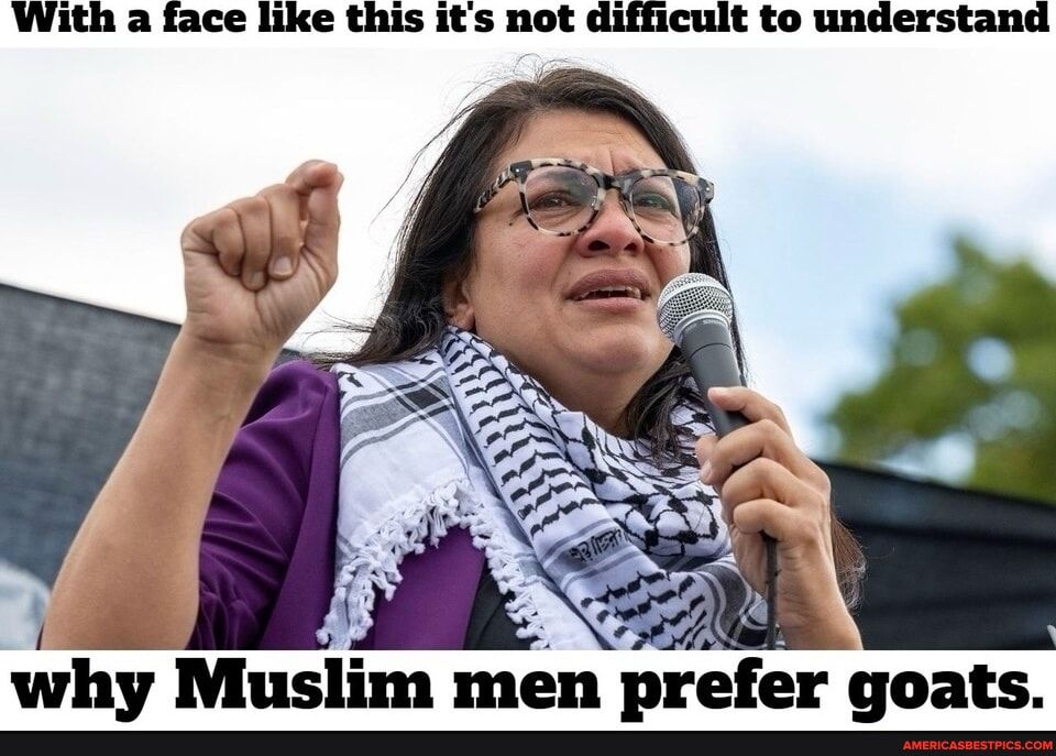 With a face like this its not difficuit to understand vvhy Muslim men prefer goats