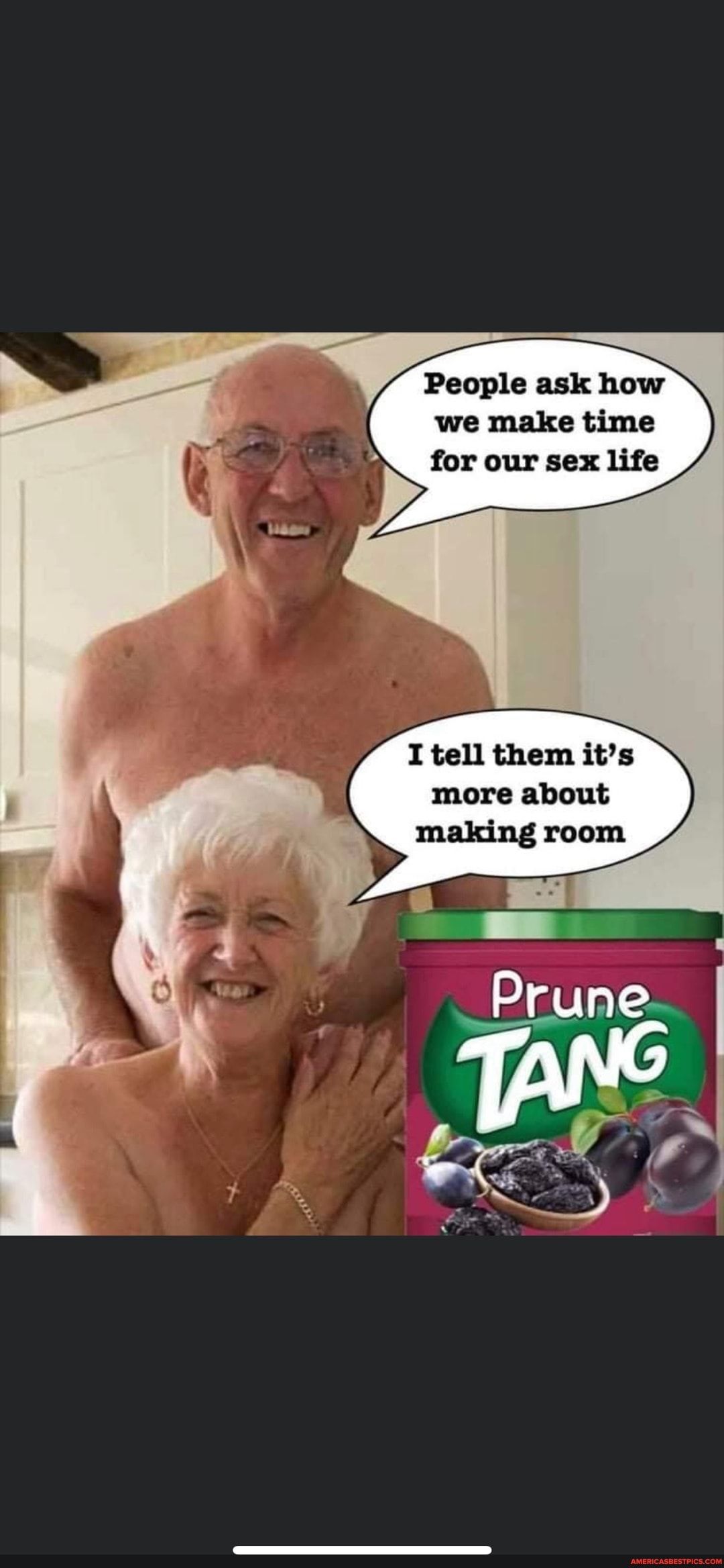 People ask how we make time for our sex life I tell them its more about making room