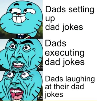s D Dads setting Y up dad jokes Dads executing dad jokes Dads laughing at their dad 7 jokes