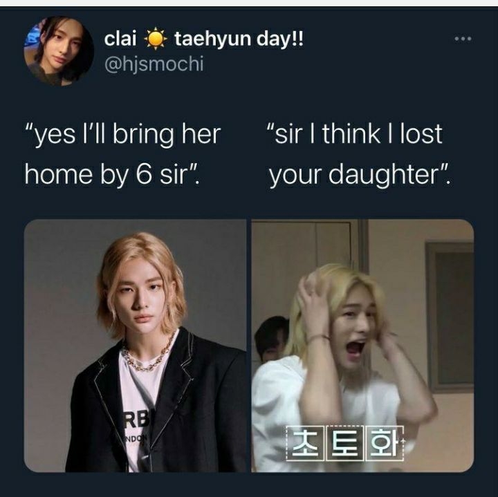 clai taehyun day hjsmochi yes Ill bring her sir think lost home by 6 sir your daughter 1223 AM 2421 Twitter for iPhone