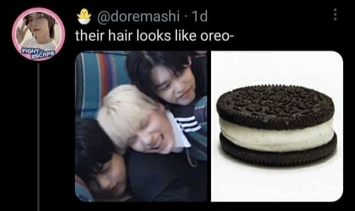 doremashi 1d their hair looks like oreo et New A 1 766