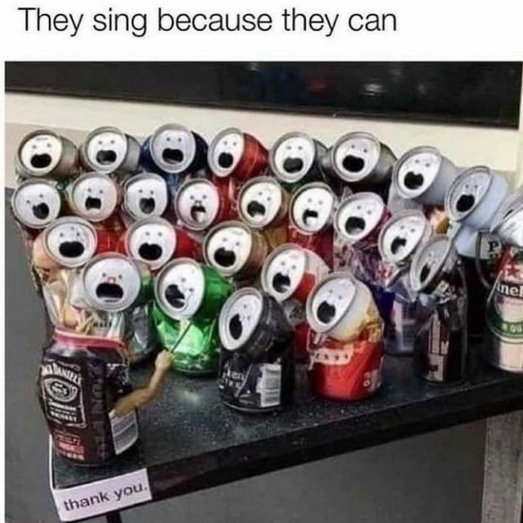 They sing because they can