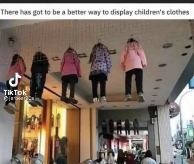 There has got to be a beti y to display childrens clothes d TikToK Tl il