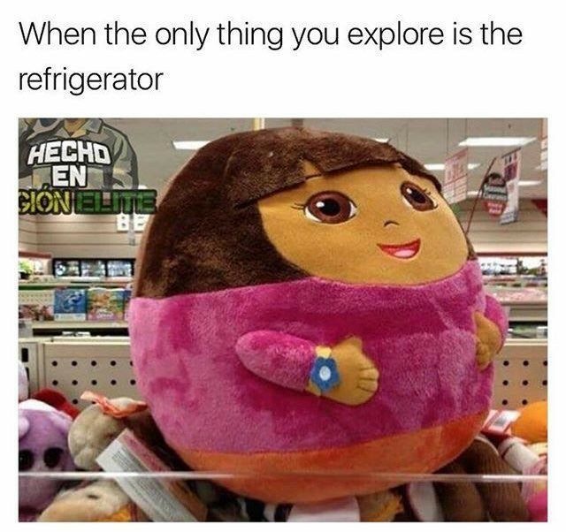 When the only thing you explore is the refrigerator