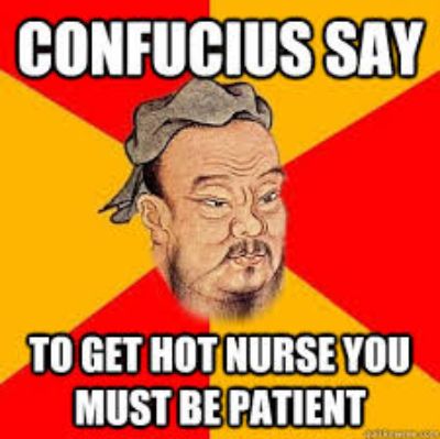 LLOCT 0 G R L MUST BEPATIENT