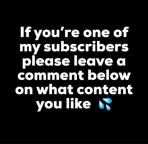 If youre one of my subscribers JEL R T VY comment below on what content you like