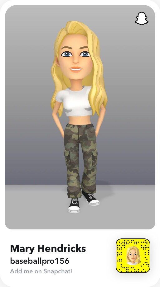 Mary Hendricks baseballpro156 Add me on Snapchat