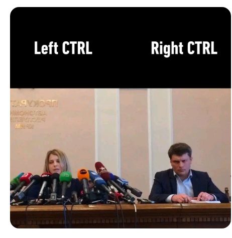 Left CTRL Right CTRL