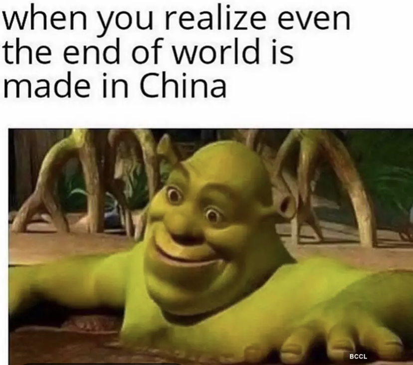 when you realize even the end of world is made in China