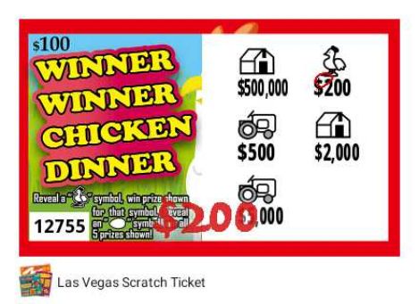 G oo 500 2000 m Las Vegas Scratch Ticket