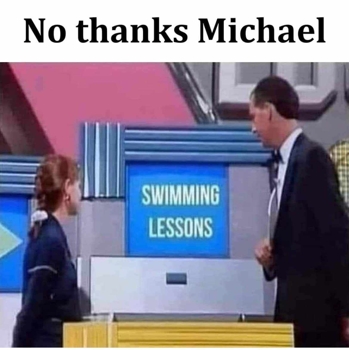 No thanks Michael