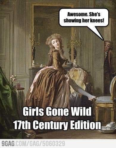 Awesome Shes showing her knees y e i it o e 1 Girls Gone WIIII 7 11th Century Edition 9GAG
