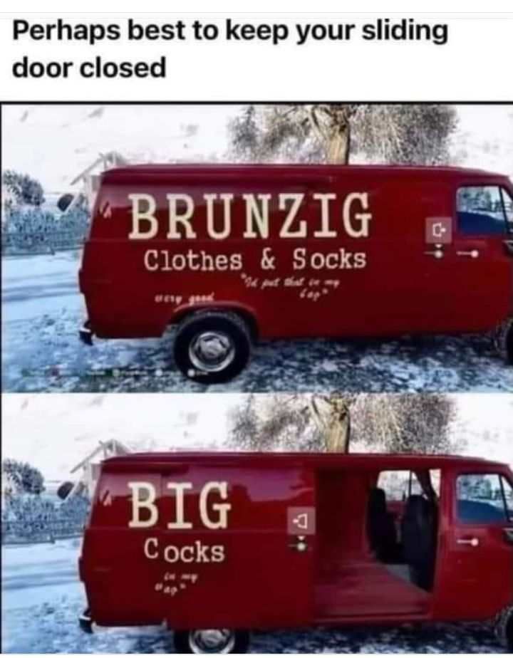 Perhaps best to keep your sliding door closed ll I 334 N Z1 G L i Clothes_ Socks e