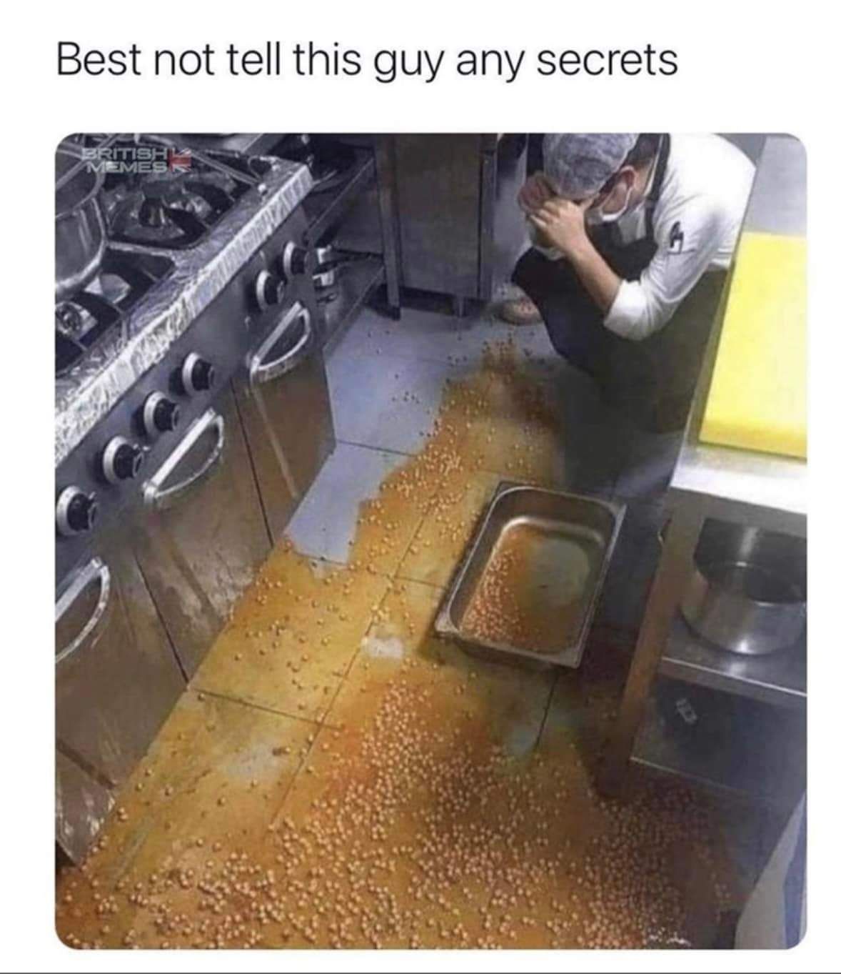 Best not tell this guy any secrets
