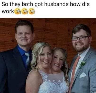 So they both got husbands how dis work 8 9 2