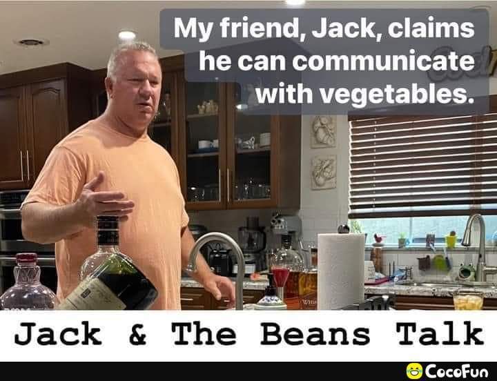 My frlend NETSEAET B WRLCCEL T T T v with vegetables Jack The Beans Talk Cocofun