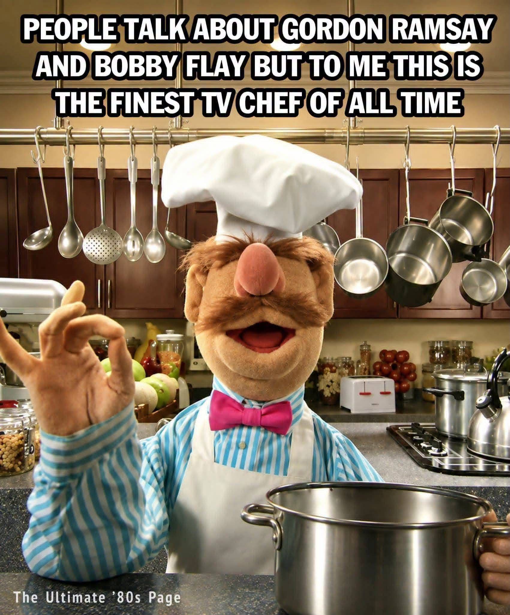 PEOPLE TALK ABOUT GORDON RAMSAY AND BOBBY FLAY BUT TO ME THIS IS THE FINEST TV CHEF OF ALL TIME. The Ultimate '80s Page.