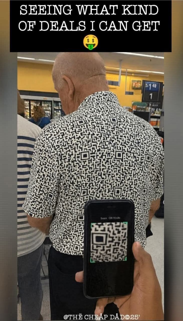 SEEING WHAT KIND OF DEALS I CAN GET. Scan QR Code. @THE CHEAP DAD 25'