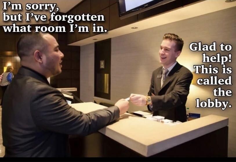 I'm sorry, but I've forgotten what room I'm in. Glad to help! This is called the lobby.