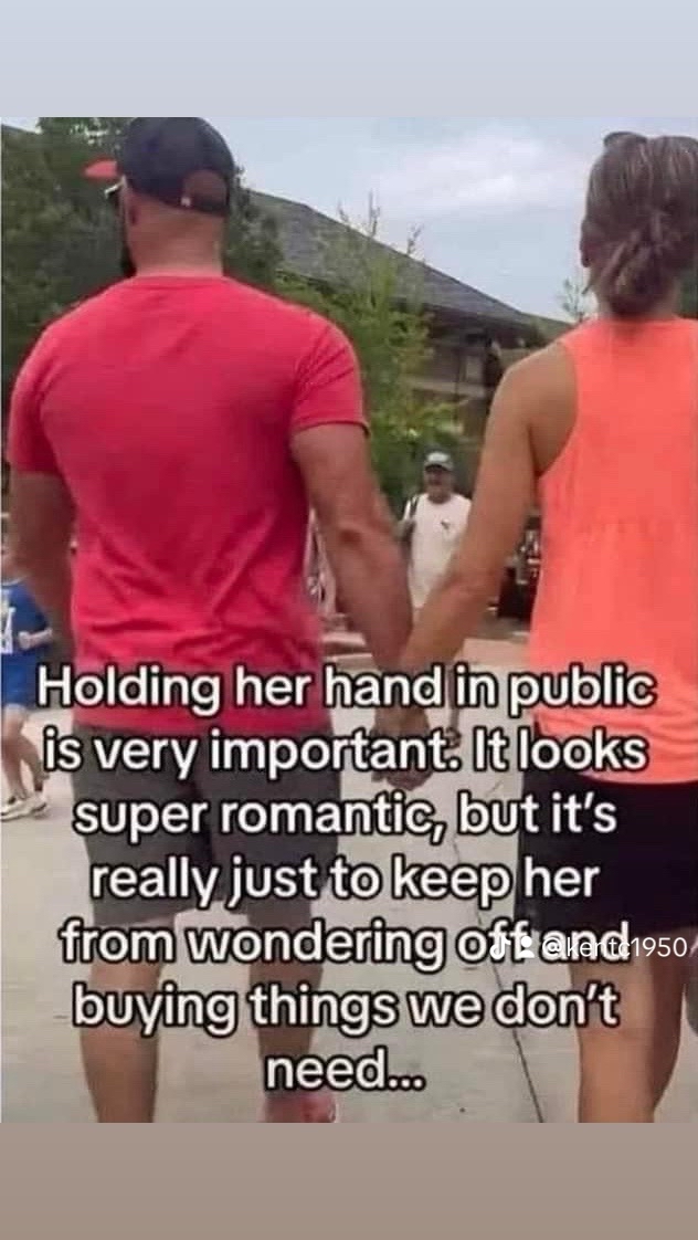 Holding hernin ISVERY imporgnt Itlooks