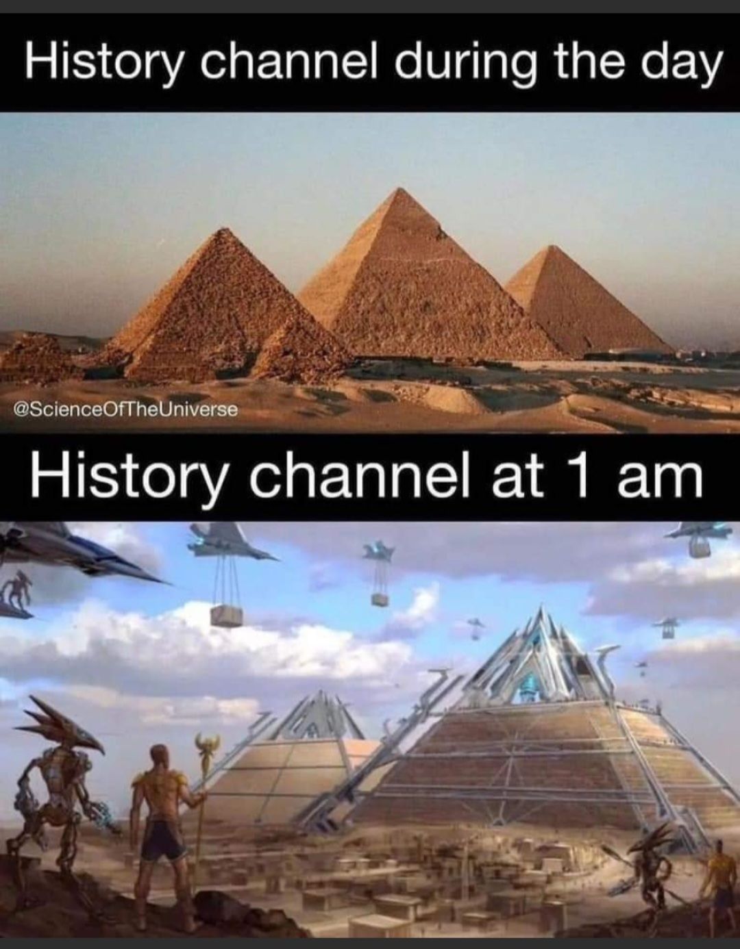 History channel during the day