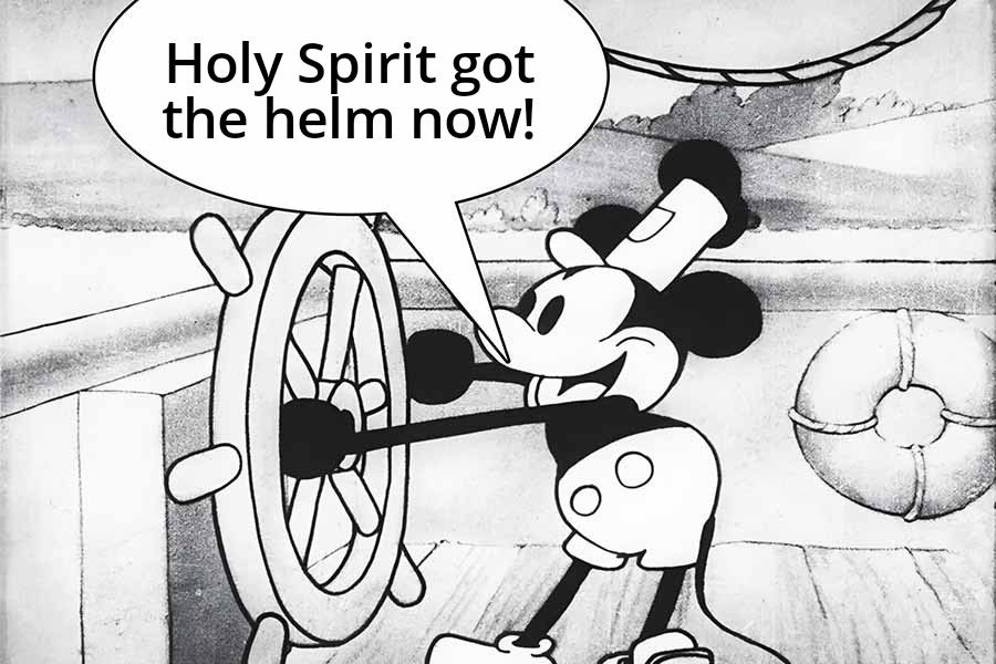 Holy Spirit got the helm now A