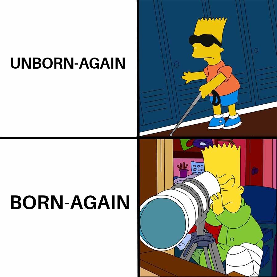 UNBORN AGAIN BORN AGAIN