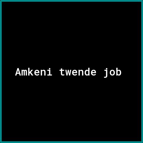 Amkeni twende job