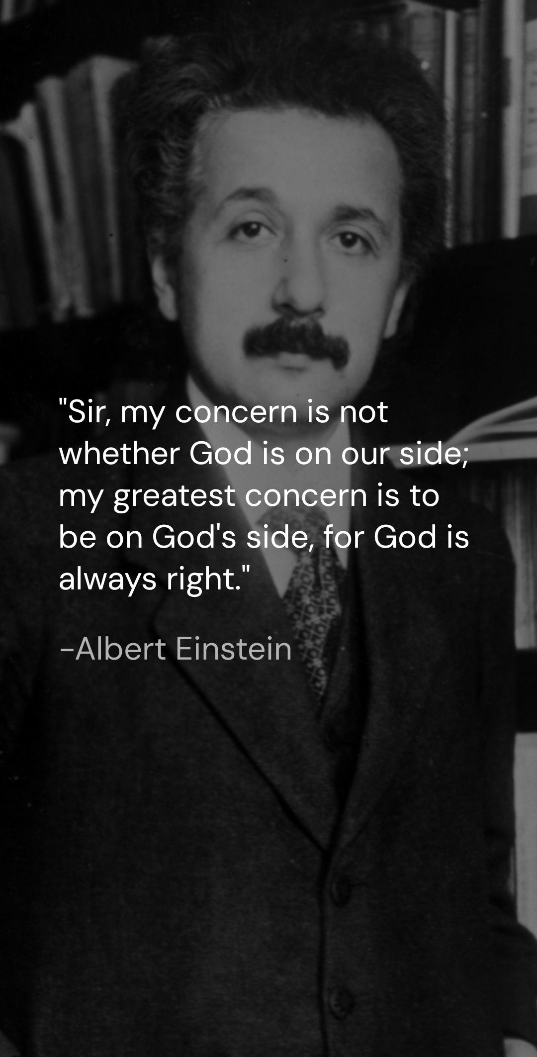 wwl r 7 i be on God S 8 EINEWER ol Albert Einstein