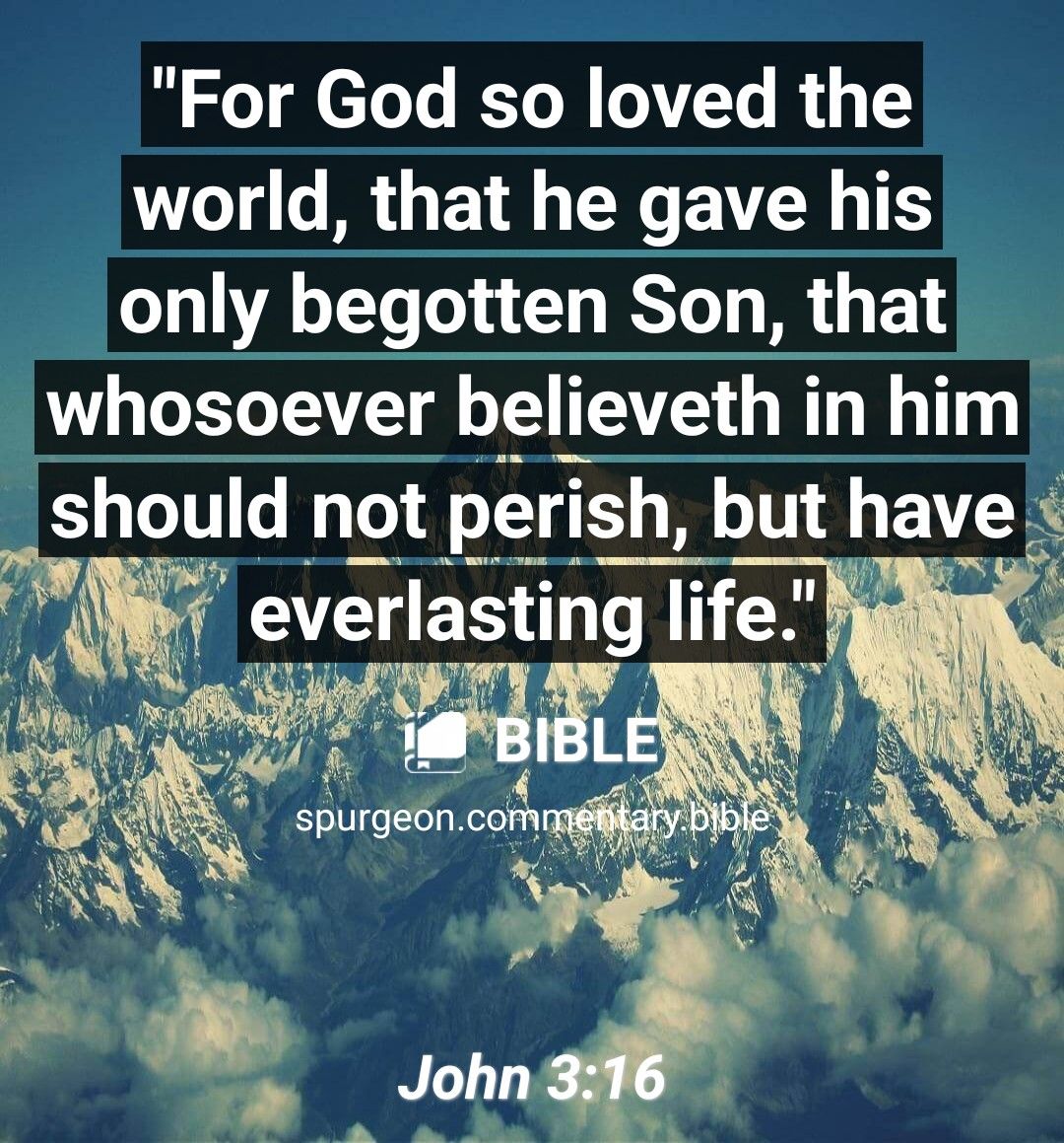 For God so loved the world that he gave his only begotten Son that LU L R QR T should not perish but have W everlasting life jigimd