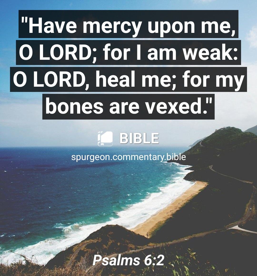 Have mercy upon me RXe 0 T T RTEE LS 4O LORD heal me for my bones are vexed spurgeoncommentarybible