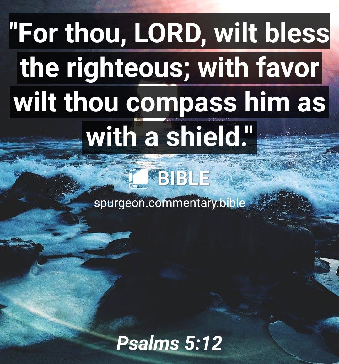 BT Lo TT R o 20 VT 1 o 5 the righteous with favor LU W T e 2 Psalms 512