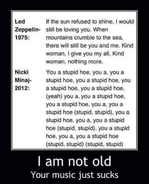 Led Zeppelin 1975 Nicki Minaj 2012 If the sun refused to shine would till be loving you When mountains crumble to the sea there will still be you and me Kind woman give you my all Kind woman nothing more You a stupid hoe you a you a stupid hoe you a stupid hoe you a stupid hoe you a stupid hoe yeah you a you a stupid hoe you a stupid hoe you a you a stupid hoe stupid stupid you a stupid hoe you a 